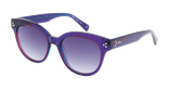 Lunettes de soleil femme DEVI violet - Vue de face