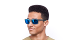 Lunettes de soleil homme TRAVIS blanc - Vue de face