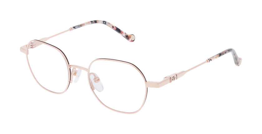 Lunettes de vue enfant T&C6 rose - Vue de face