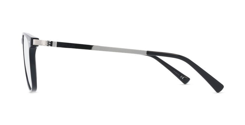 Lunettes de vue homme RONAN noir - Vue de face