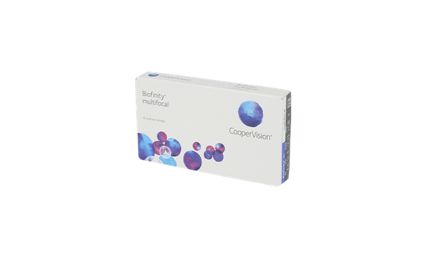 Lentilles de contact Biofinity Multifocal 6 L - Vue de face