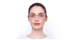 Lunettes de vue femme FELICITY rose - Vue de face