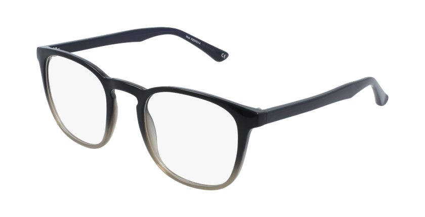 Lunettes de vue homme RZERO14 noir - vue de 3/4