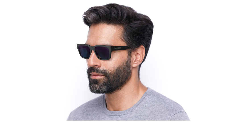 Lunettes de soleil homme L6004S noir - Vue de face