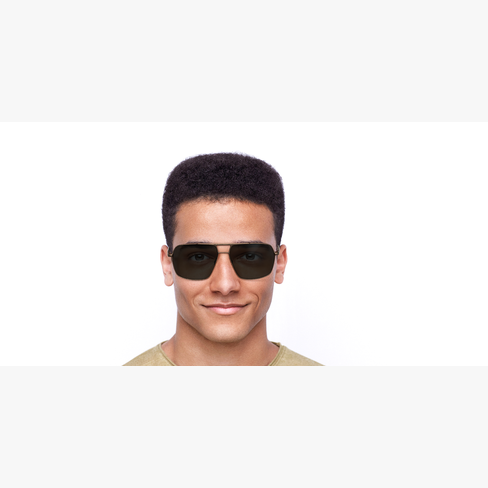 Lunettes de soleil homme FARWO dorée