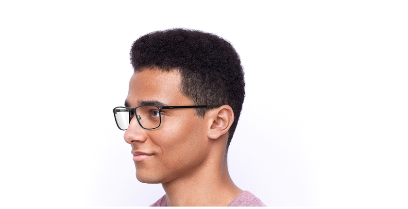 Lunettes de vue homme MAGIC GEOFFROY noir - Vue de face