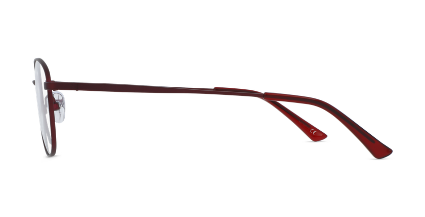 Lunettes de vue femme RZERO 33 rouge - Vue de face