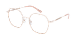 Lunettes de vue femme MAGIC254 rose/dorée - Vue de face