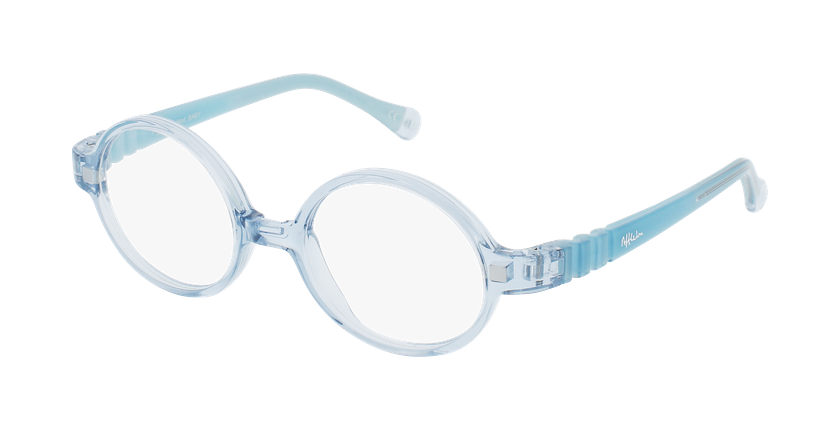 Lunettes de vue enfant MAGIC BABY bleu/bleu cristal - Vue de face