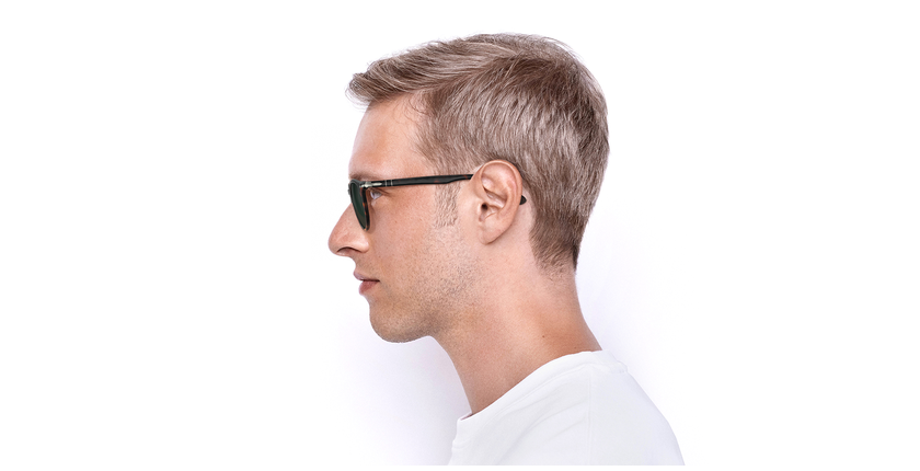 Lunettes de soleil homme PO3152S écaille - Vue de côté