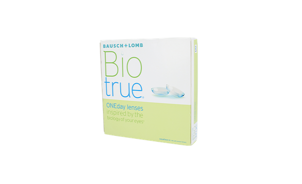 Lentilles de contact BioTrue 1 Day 90L - Vue de face