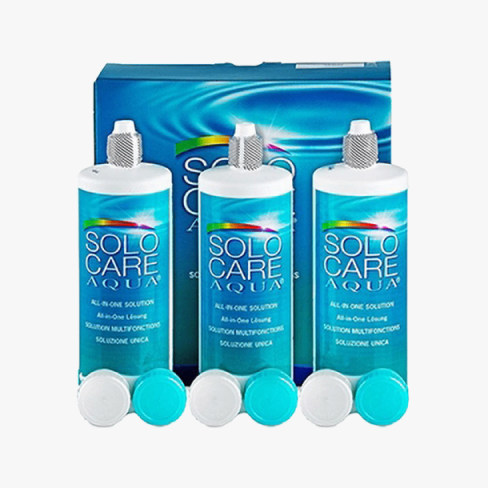 SoloCare Aqua 3 x 360ml Vue de face