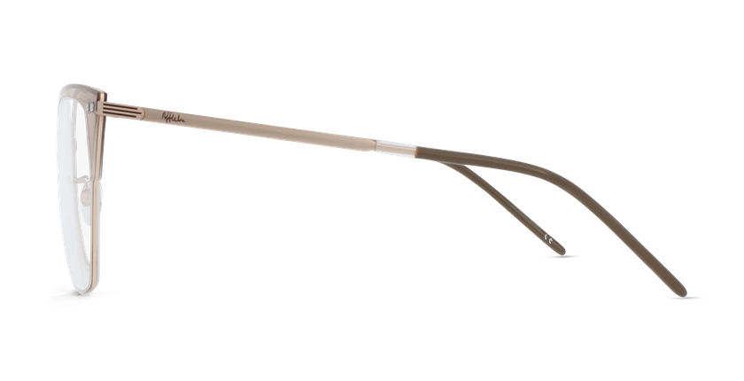 Lunettes de vue femme MAGIC 201 beige/marron - Vue de face