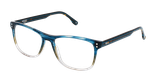 Lunettes de vue homme MAGIC205 bleu - Vue de face