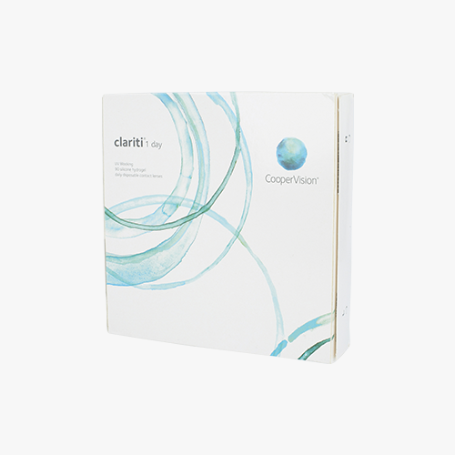 Lentilles de contact Clariti 1 Day 90L - Vue de face