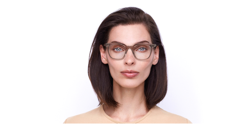 Lunettes de vue femme RZERO 32 rose - Vue de face