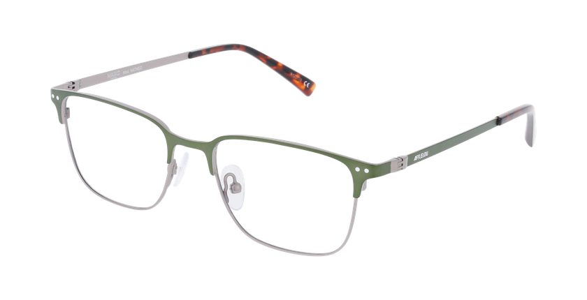 Lunettes de vue homme NATHEO vert - Vue de face