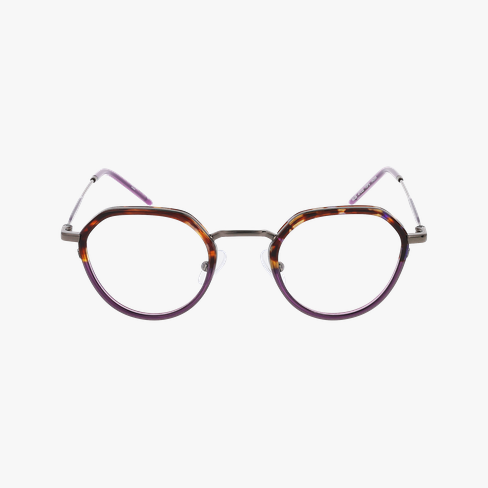 Lunettes de vue MAGIC226 écaille/violet Vue de face