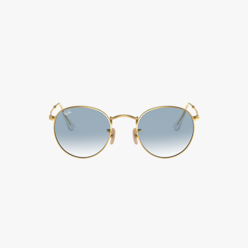 Lunettes de soleil homme ROUND METAL 0RB3447N dorée