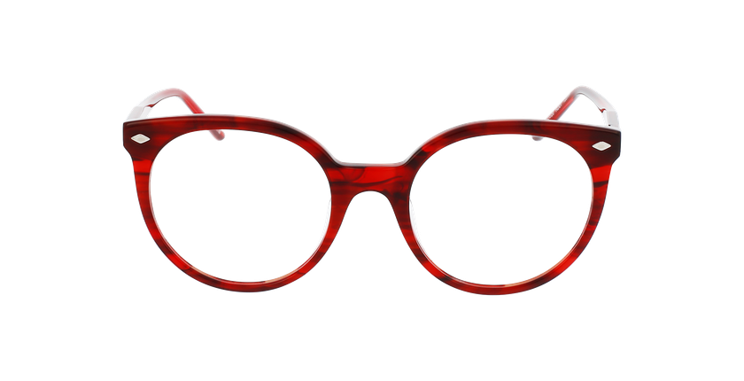 Lunettes de vue femme MAGIC 166 rouge - Vue de face