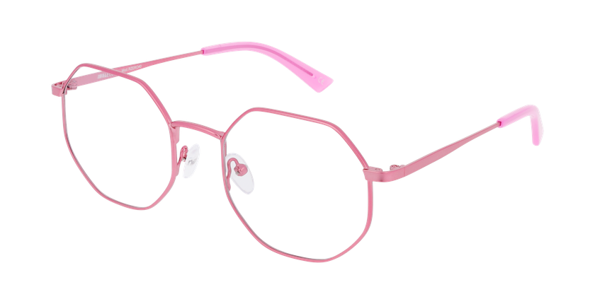 Lunettes de vue femme RZERO40 rose - Vue de face