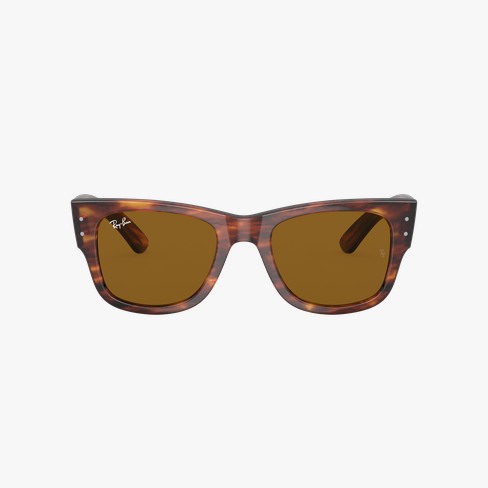 Lunettes de soleil Mega Wayfarer RB0840S écaille Vue de face