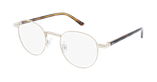 Lunettes de vue homme MAGIC ARTHUR dorée - Vue de face