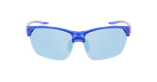 Lunettes de soleil LANGLEY POLARIZED bleu/blanc - Vue de face