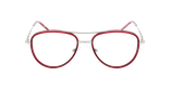 Lunettes de vue homme MAGIC 185 rouge/argenté - Vue de face