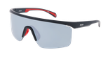 Lunettes de soleil CANYON POLARIZED noir/rouge - Vue de face