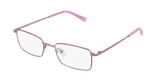 Lunettes de vue femme RZERO7 rose - vue de 3/4