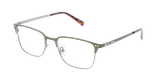 Lunettes de vue homme NATHEO vert - Vue de face