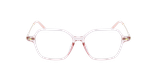 Lunettes de vue femme MAGIC MOANA rose - Vue de face