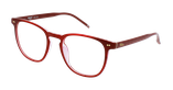 Lunettes de vue femme LILA rouge - Vue de face