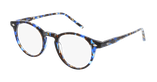 Lunettes de vue femme MAGIC 147 écaille bleu - Vue de face