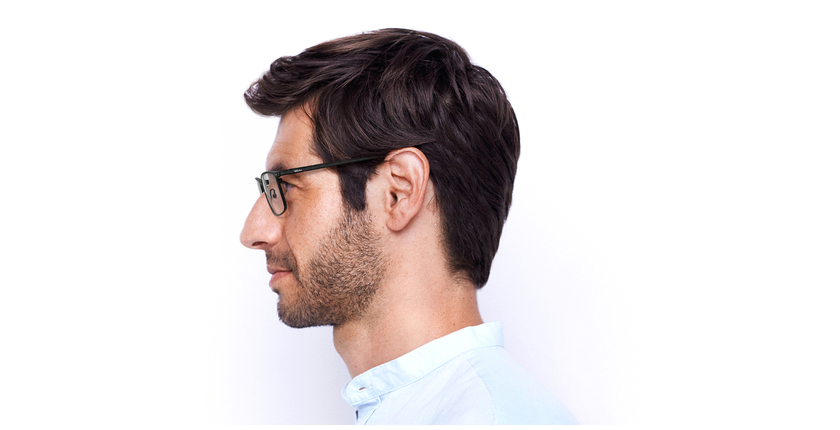 Lunettes de vue homme MAGIC YVES noir - Vue de face