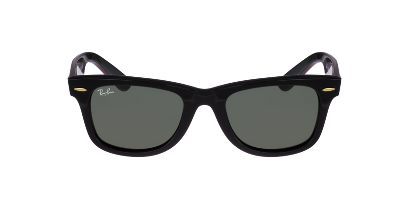 Lunettes de soleil WAYFARER noir - Vue de face