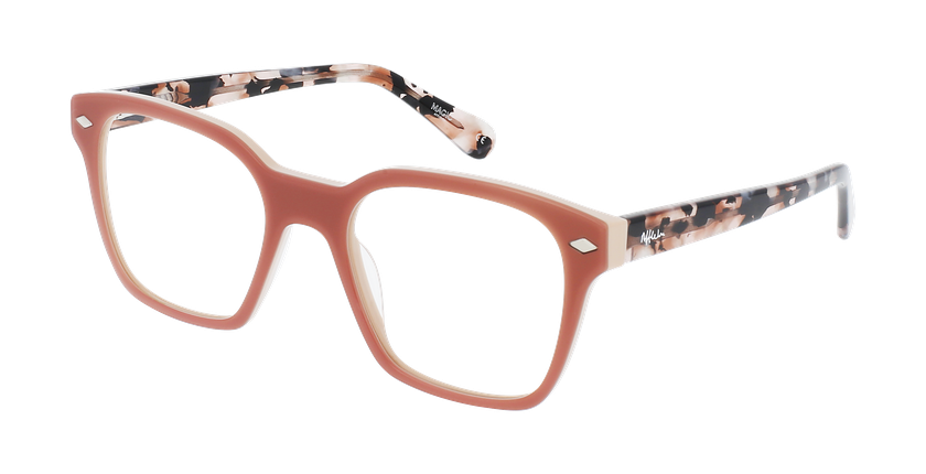 Lunettes de vue femme MAGIC 167 rose/écaille - Vue de face