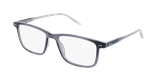 Lunettes de vue homme MAGIC GASPARD blanc/gris - Vue de face