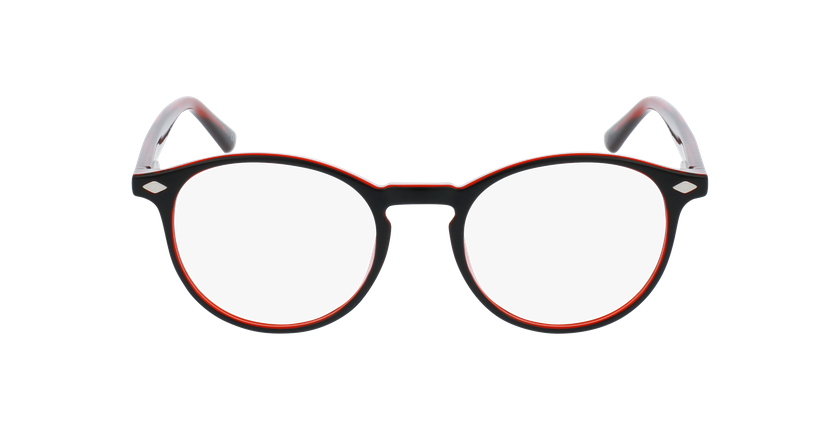 Lunettes de vue enfant MAGIC KAY noir/rouge - Vue de face