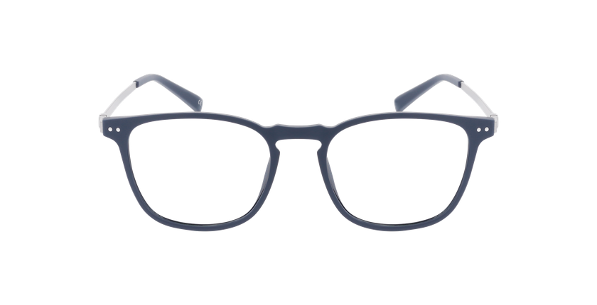 Lunettes de vue homme RONAN bleu - Vue de face