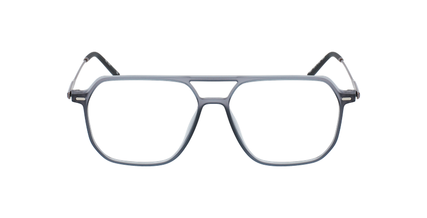 Lunettes de vue homme ALAN gun/gris - Vue de face