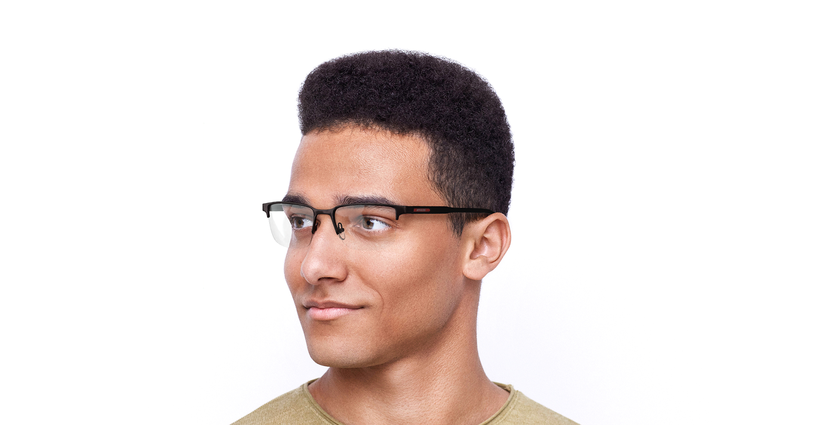 Lunettes de vue homme BENOIT gun - Vue de face