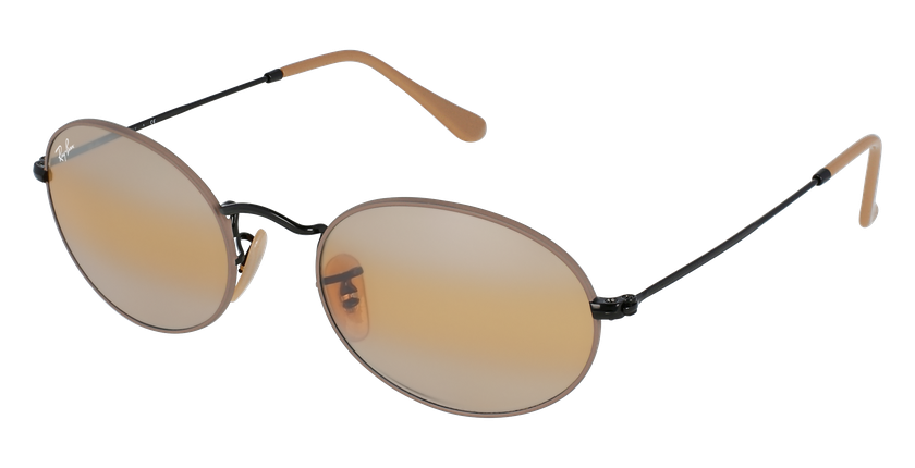 Lunettes de soleil 0RB3547 noir/beige - vue de 3/4