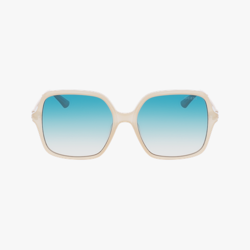 Lunettes de soleil femme GU7845 beige/bleu cristal