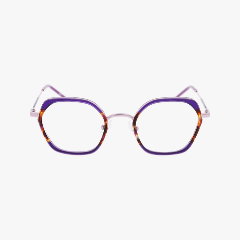 Lunettes de vue femme MAGIC221 violet Vue de face