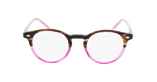 Lunettes de vue femme MAGIC 147 marron/rose - Vue de face