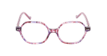 Lunettes de vue enfant T&C5 violet - Vue de face