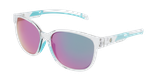 Lunettes de soleil femme Windy cristal/turquoise - vue de 3/4