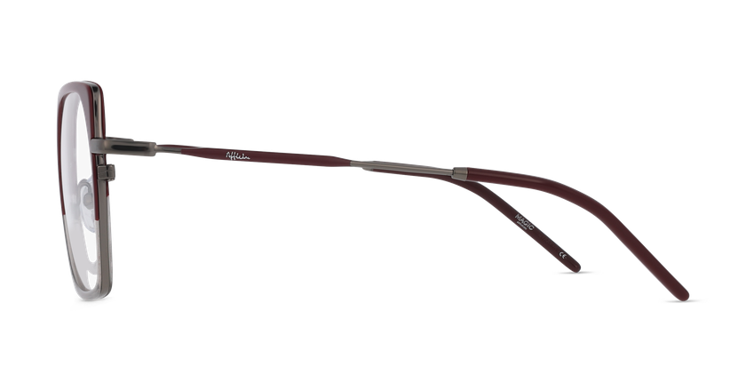 Lunettes de vue femme MAGIC222 rouge/gris - Vue de face